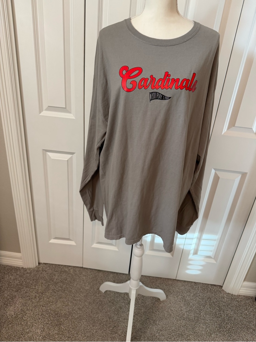 YPIP Cardinals Long Sleeve Tee Size XL NWT